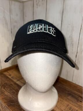 Philadelphia Eagles New Era 39THIRTY Stretch Flex Fit Hat Cap Black M/L Training